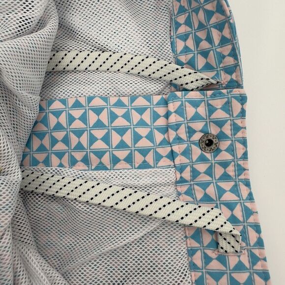 J. Crew Men's Eco Pool Short Swimwear  Waist Performance Size 29‎ Triangle Print - Picture 7 of 8